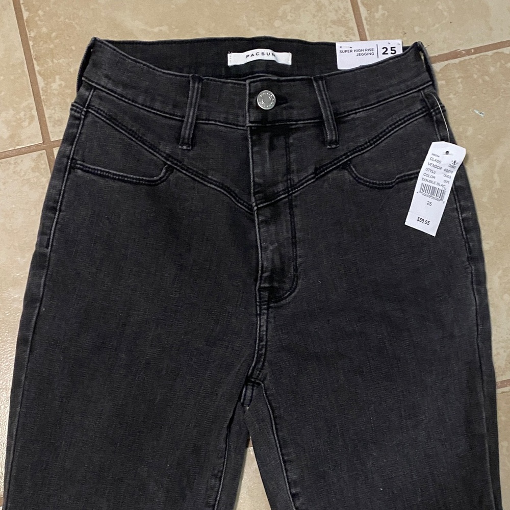 PacSun Women's Dark Gray High Rise Jeans